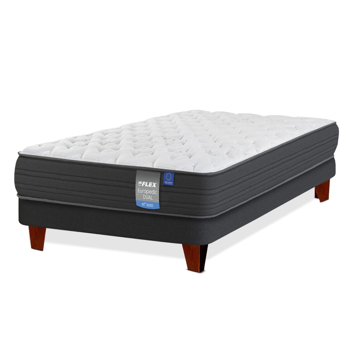 Cama Europea Flex 1 Plaza Europedic Dual