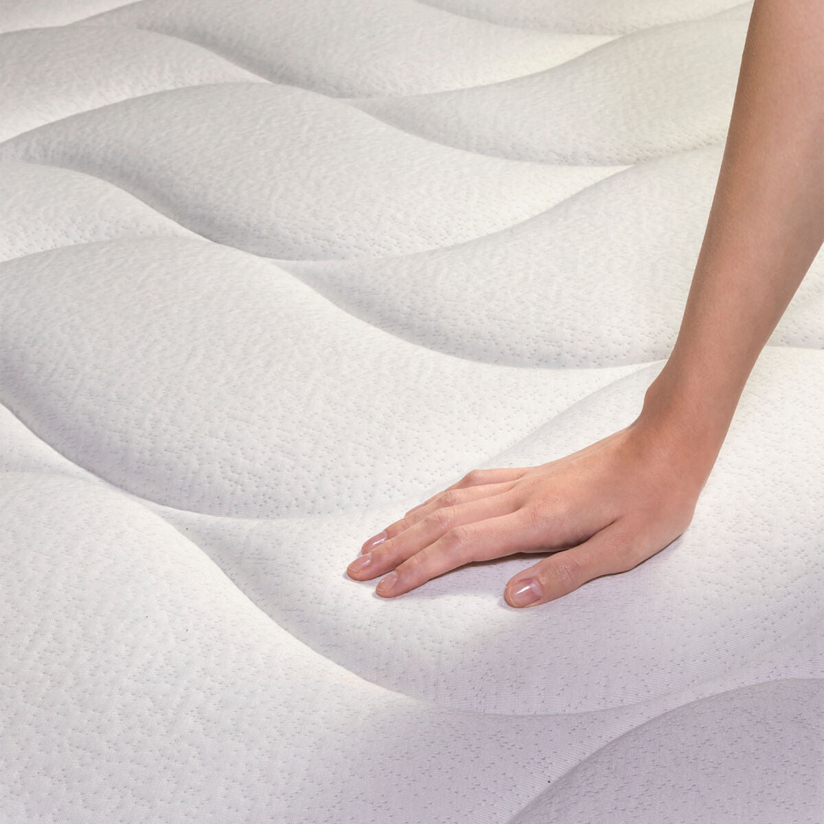 Cama Europea Flex King Nexus Base Dividida + Respaldo Lorraine