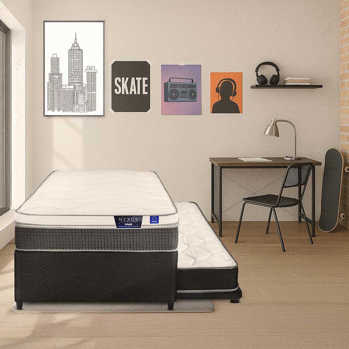 Cama Nido Flex 1,5 Plazas Nexus