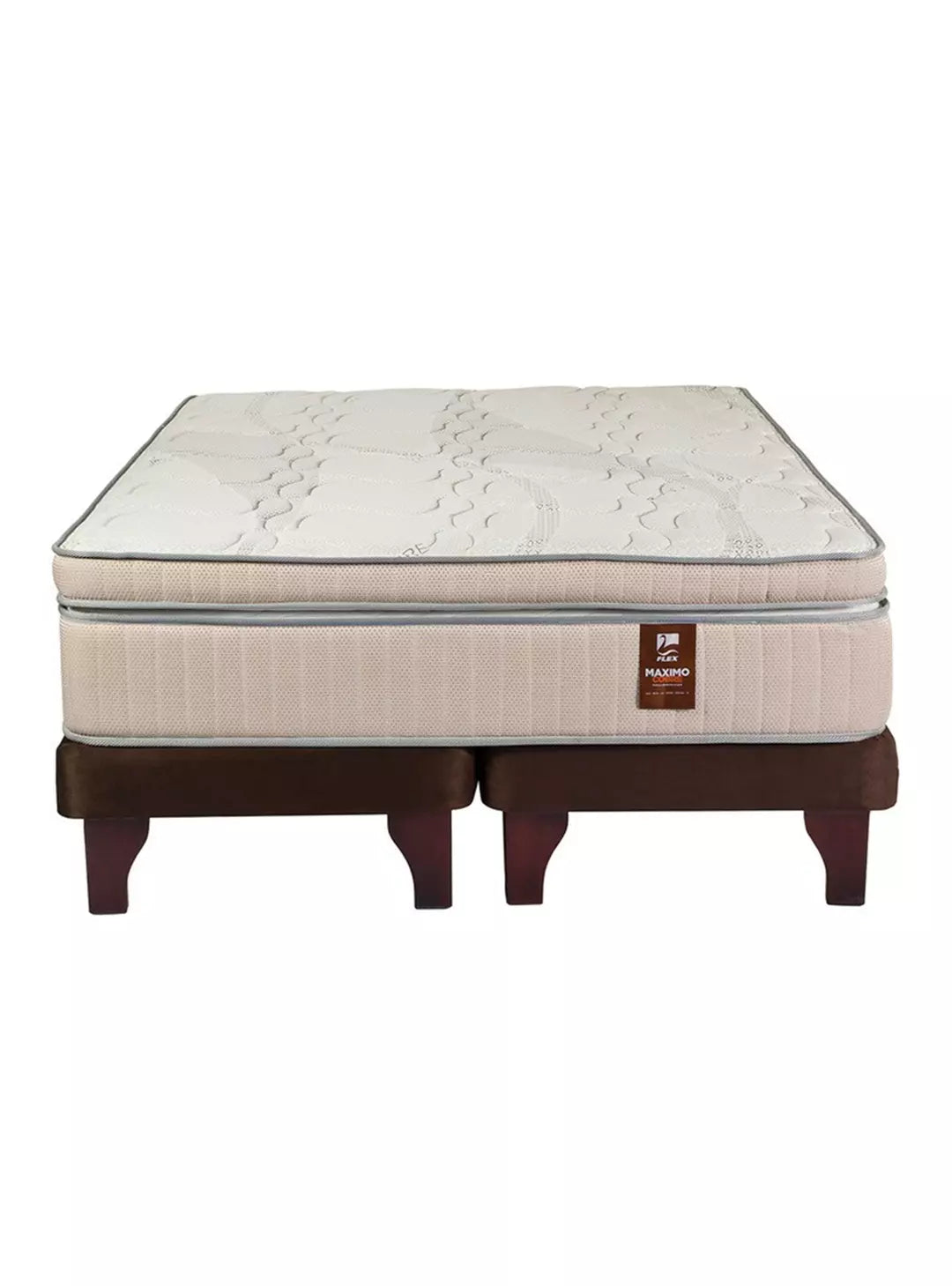 Cama Europea Chocolate Máximo Cobre Súper King